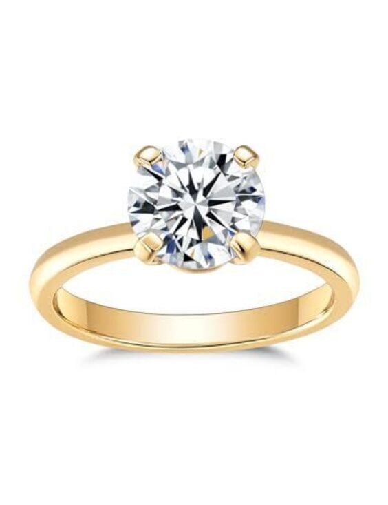 Jewelry - 2171 Moissanite Solitaire Engagement Ring Engagement Rings Moissanite